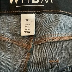 Express Stretch Plus Denim Perfect Legging, mid rise